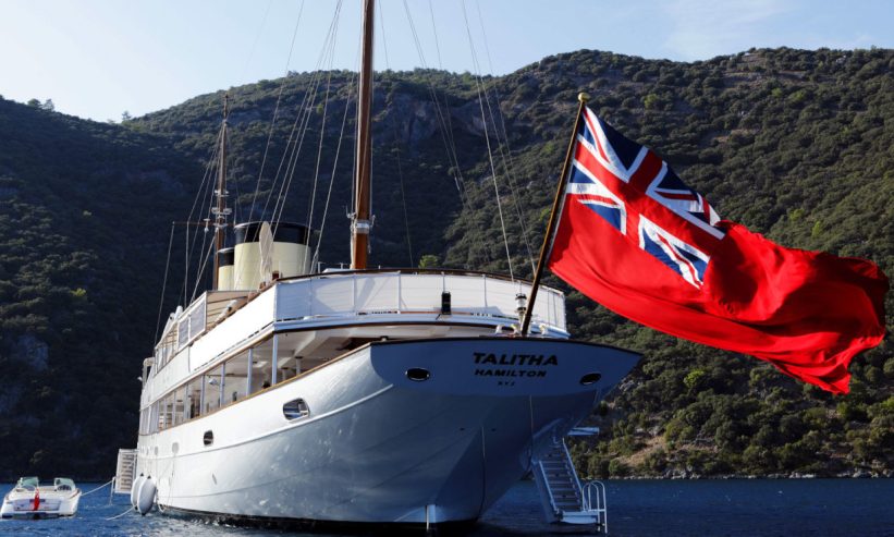 Talitha | 1929 82.6m (270’9″) Classic Clipper Bow Steel Motor Yacht from German shipyard Krupp Germaniawerft