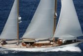 Tiziana | 1963 35.61m (116’8″) Classic Steel Sail Yacht from German shipyard Abeking & Rasmussens