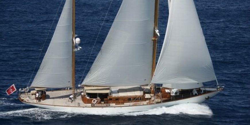 Tiziana | 1963 35.61m (116’8″) Classic Steel Sail Yacht from German shipyard Abeking & Rasmussens