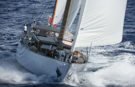 Tiziana | 1963 35.61m (116’8″) Classic Steel Sail Yacht from German shipyard Abeking & Rasmussens