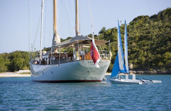 Tiziana | 1963 35.61m (116’8″) Classic Steel Sail Yacht from German shipyard Abeking & Rasmussens