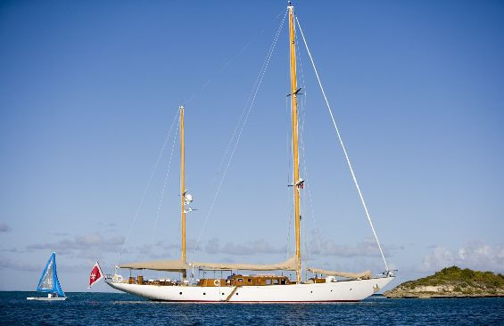 Tiziana | 1963 35.61m (116’8″) Classic Steel Sail Yacht from German shipyard Abeking & Rasmussens