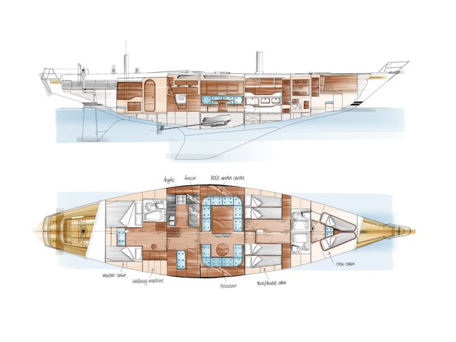 VENATOR | 1973 19.68 m (64.6 ft) Classic Swan 65 Cruising Performance Sail Yacht from Finnish shipyard Nautor Swan