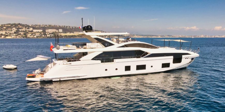 WAVE | 2019 26.78m (87’10”) Luxury Flybridge Performance Motor Yacht from Italian shipyard AZIMUT