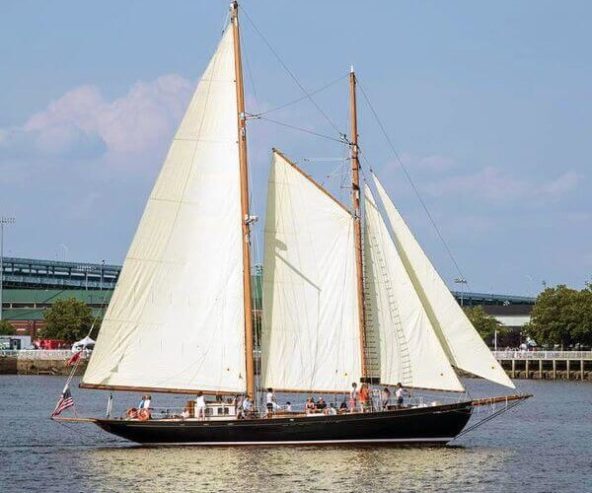 WHEN AND IF | 1939 19.38m (63’7″) Classic Sloop Mahogany Sail Yacht from American boatbuilder F.F. Pendleton