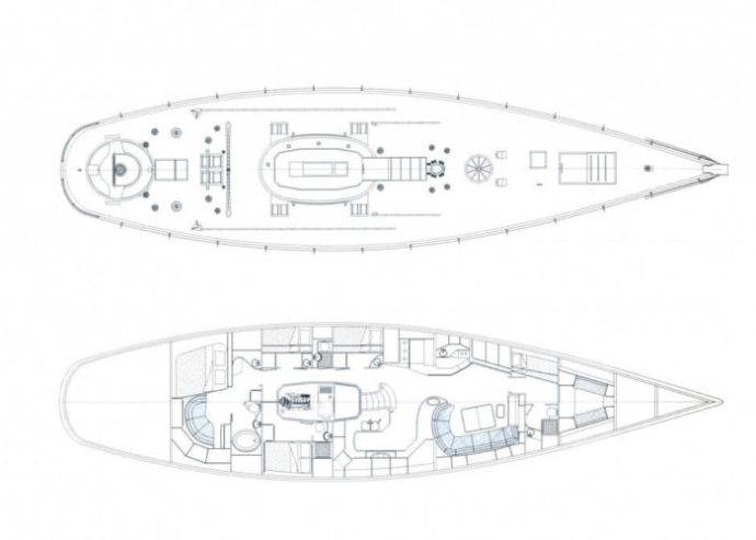 Whitefin | 1985 27.43m (90′) Classic Cruising Racer Sail Yacht from American shipyard Renaissance Yachts