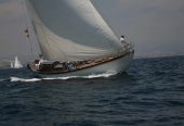 Yanira | 1954 17.9m (58’9″) Classic Cruising Racer Mahogany Sail Yacht custom made in Norway