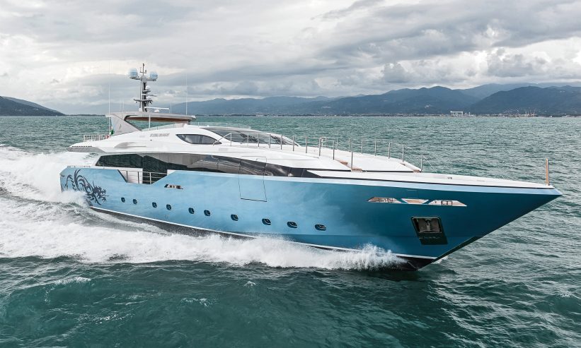 ZIG ZAG OCEAN | 2014 44.8m (146’9″) Raised Pilothouse Performance Motor Yacht from renowned Italian shipyard Admiral