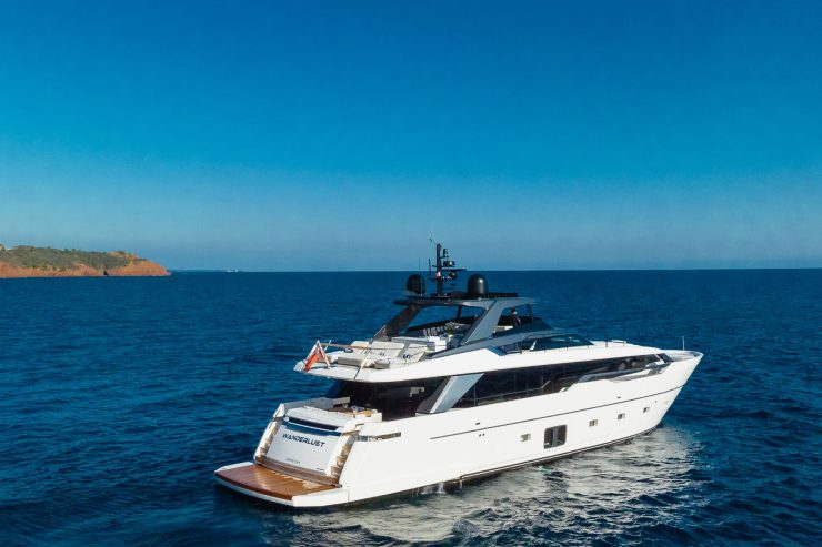 WANDERLUST | 2022 29.06m (95’4″) SANLORENZO SL96A Luxury High Performance Sport Motor Yacht