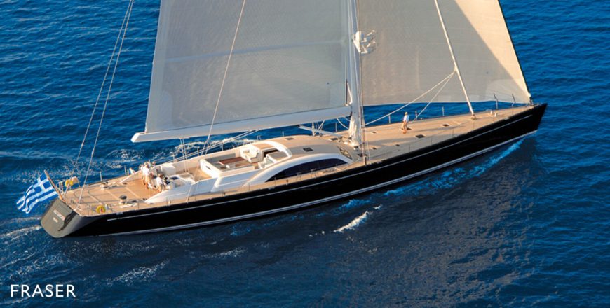 ARISTARCHOS | 2006 40m (131’3″) World Cruising Sloop Motor Sail Yacht from Finnish shipyard Nautor Swan