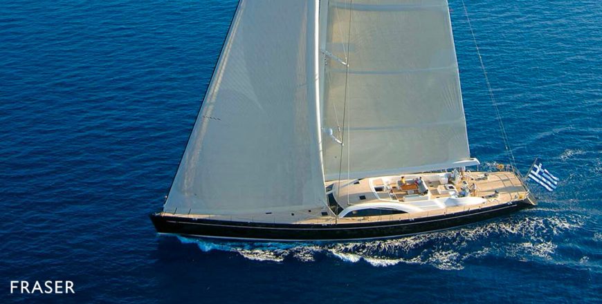 ARISTARCHOS | 2006 40m (131’3″) World Cruising Sloop Motor Sail Yacht from Finnish shipyard Nautor Swan