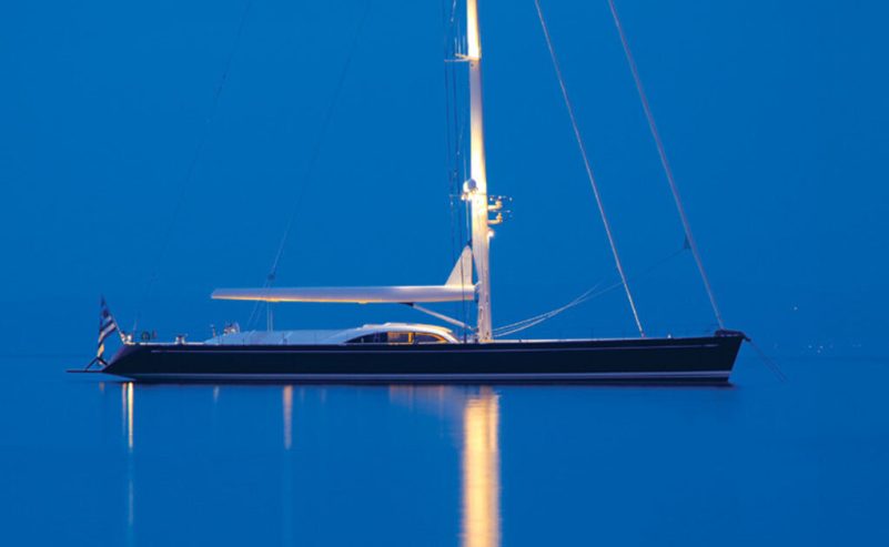 ARISTARCHOS | 2006 40m (131’3″) Luxury Global Cruising Sloop Motor Sail Yacht from famous Finnish shipyard Nautor Swan