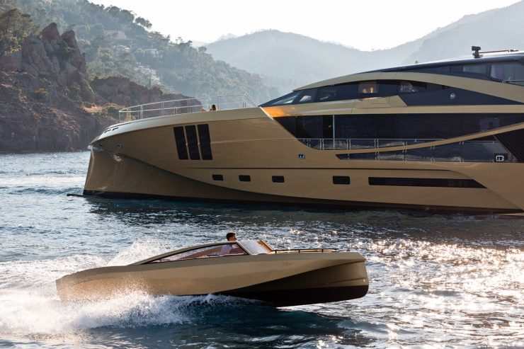 KHALILAH | 2014 49.5m (162’5″) Luxury Sport Carbon Fiber Motor Yacht from American shipyard Palmer Johnson.