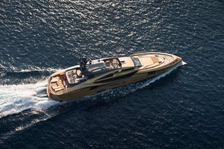 KHALILAH | 2014 49.5m (162’5″) Luxury Sport Carbon Fiber Motor Yacht from American shipyard Palmer Johnson.