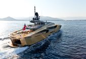 KHALILAH | 2014 49.5m (162’5″) Luxury Sport Carbon Fiber Motor Yacht from American shipyard Palmer Johnson.