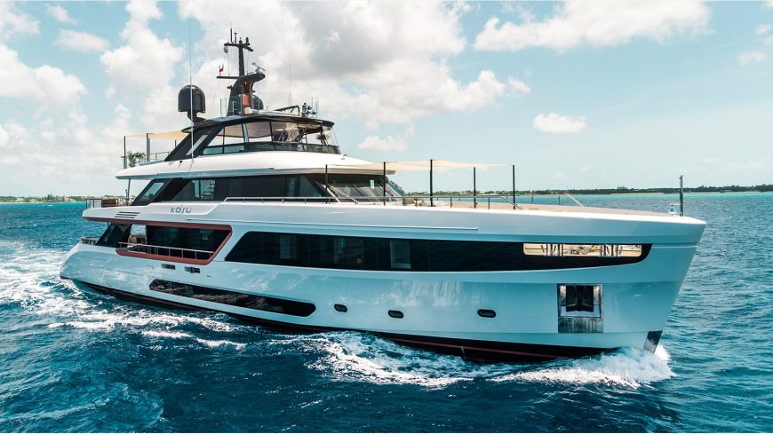 KOJU | 2021 36.91m (121’1″) Luxury Tri-Deck Motor Yacht from renowned Italian shipyard Benetti