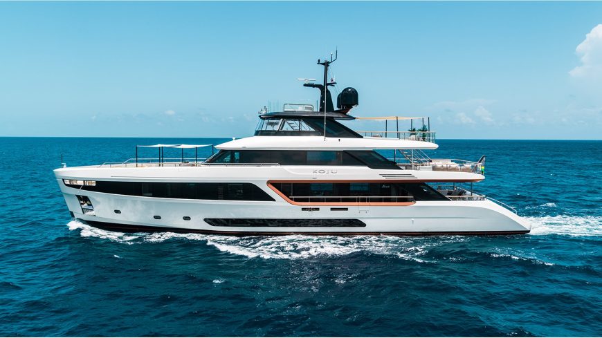 KOJU | 2021 36.91m (121’1″) Luxury Tri-Deck Motor Yacht from renowned Italian shipyard Benetti