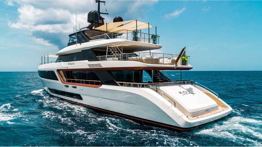 KOJU | 2021 36.91m (121’1″) Luxury Tri-Deck Motor Yacht from renowned Italian shipyard Benetti