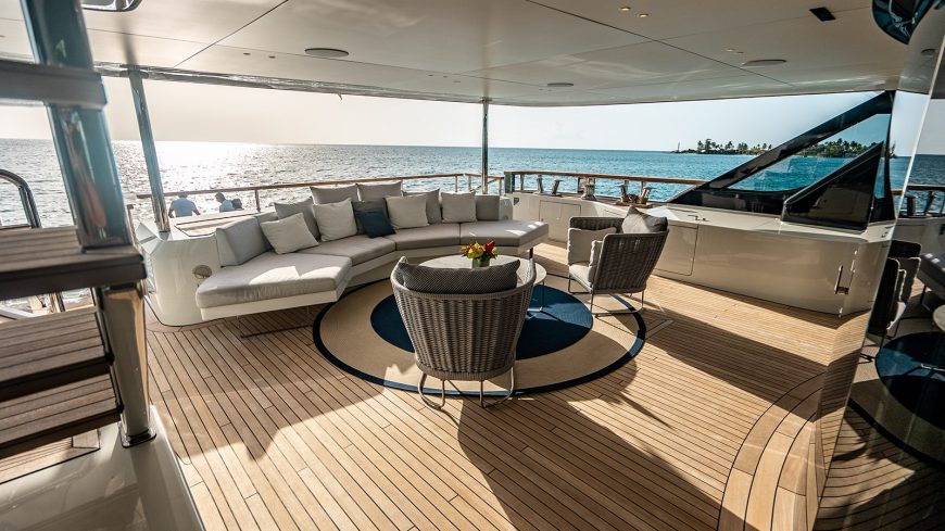 KOJU | 2021 36.91m (121’1″) Luxury Tri-Deck Motor Yacht from renowned Italian shipyard Benetti