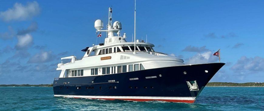 LADY VICTORIA | 1991 36m (120’) Luxury Steel Motor Yacht from Dutch shipyard FEADSHIP