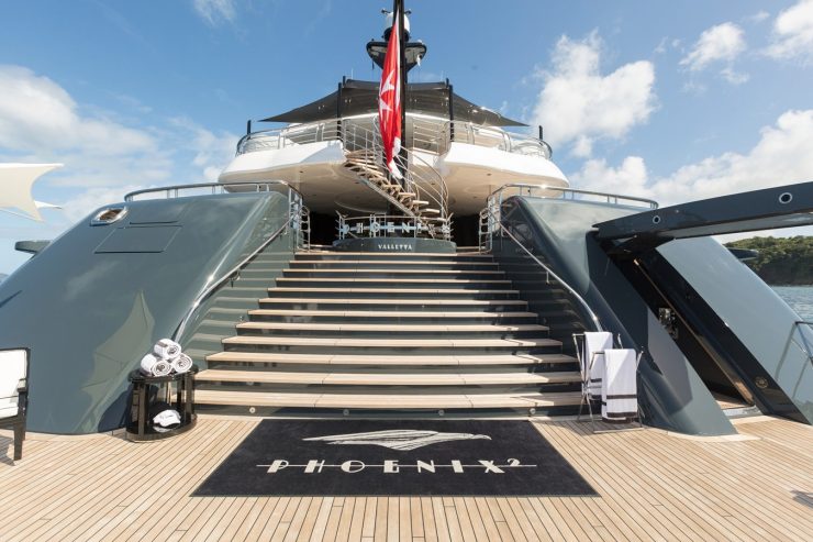 PHOENIX 2 | 2010 90m (295’4″) Luxury Quad-Deck Motor Yacht built by German shipyard Lürssen