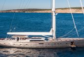 PINK GIN VI | 2017 53.9m (177′) Luxury Cruising Carbon Sloop Sailing Yacht from Finnish shipyard Baltic Yachts