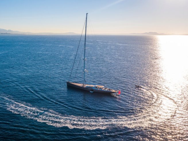 PINK GIN VI | 2017 53.9m (177′) Luxury Cruising Carbon Sloop Sailing Yacht from Finnish shipyard Baltic Yachts