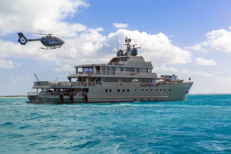 PLAN B | 1973 49.97m (164′) Luxury Quad-Deck Explorer Steel Motor Yacht from Australian shipyard HMA Naval