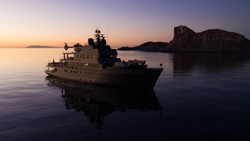 PLAN B | 1973 49.97m (164′) Luxury Quad-Deck Explorer Steel Motor Yacht from Australian shipyard HMA Naval