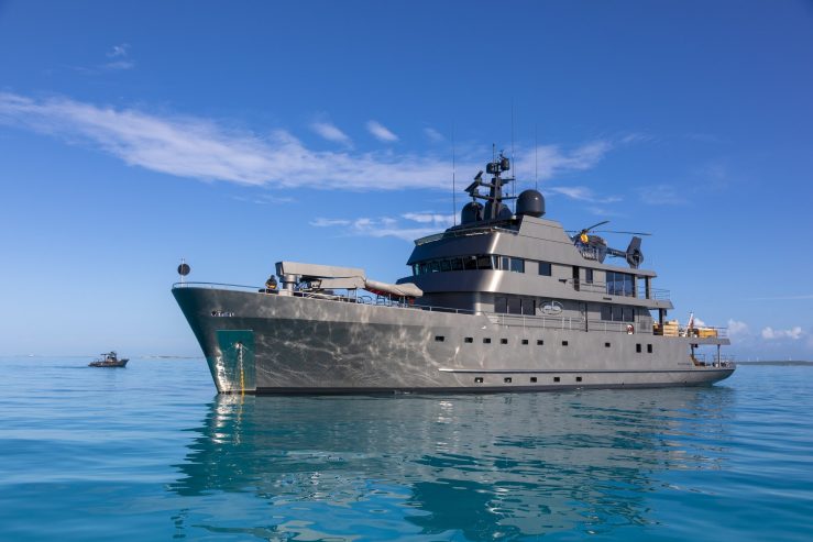 PLAN B | 1973 49.97m (164′) Luxury Quad-Deck Explorer Steel Motor Yacht from Australian shipyard HMA Naval