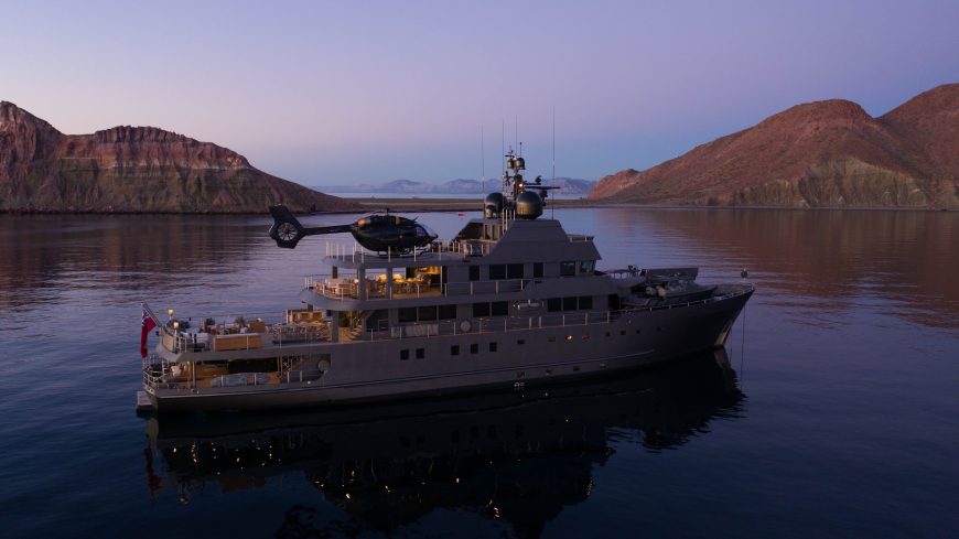 PLAN B | 1973 49.97m (164′) Luxury Quad-Deck Explorer Steel Motor Yacht from Australian shipyard HMA Naval