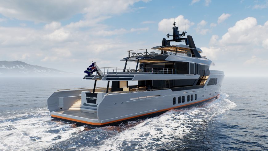 PROJECT REVOLUTION | 2025 47.36m (155’5″) Vripack design Luxury Explorer Motor Yacht from Dutch shipyard Jongert