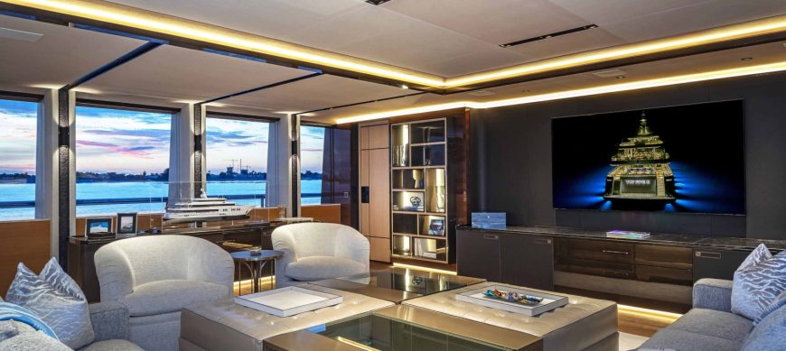 TOP FIVE II | 2021 61m (200’1″) Luxury Tri-Deck Steel Motor Yacht from legendary Dutch shipyard Royal Hakvoort