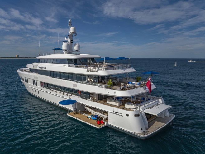 TOP FIVE II | 2021 61m (200’1″) Luxury Tri-Deck Steel Motor Yacht from legendary Dutch shipyard Royal Hakvoort