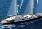 ANTARA | 1991 46.33m (152ft) Luxury Raised Pilothouse Steel Sail Yacht built by Italian shipyard Perini Navi