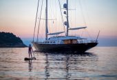 ANTARA | 1991 46.33m (152ft) Luxury Raised Pilothouse Steel Sail Yacht built by Italian shipyard Perini Navi