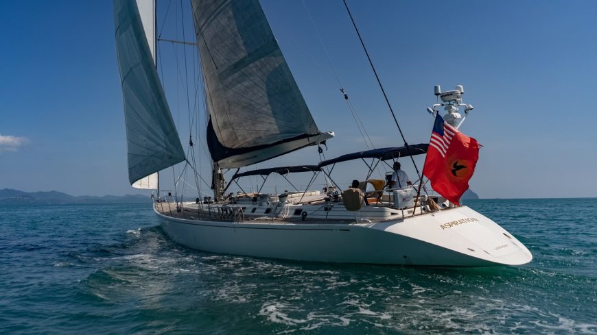 ASPIRATION | 1988 26.21m (86′) Sailing Yacht built by Finnish shipyard Nautor Swan