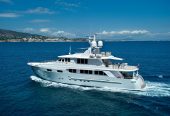 Christina G | 2010 33.65m (110’4″) Vripack design Luxury Tri-Deck Steel Motor Yacht from HK shipyard Kingship Marine