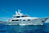 Christina G | 2010 33.65m (110’4″) Vripack design Luxury Tri-Deck Steel Motor Yacht from HK shipyard Kingship Marine