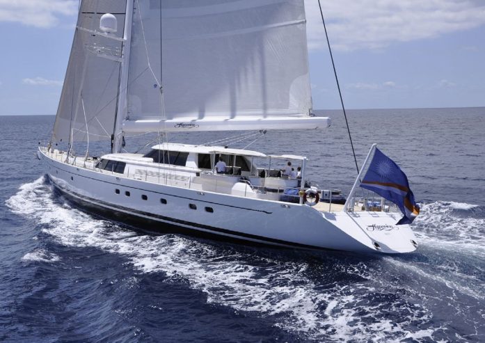 HYPERION | 2007 155′ Aluminium Sloop Sail Yacht from Dutch Shipyard Royal Huisman