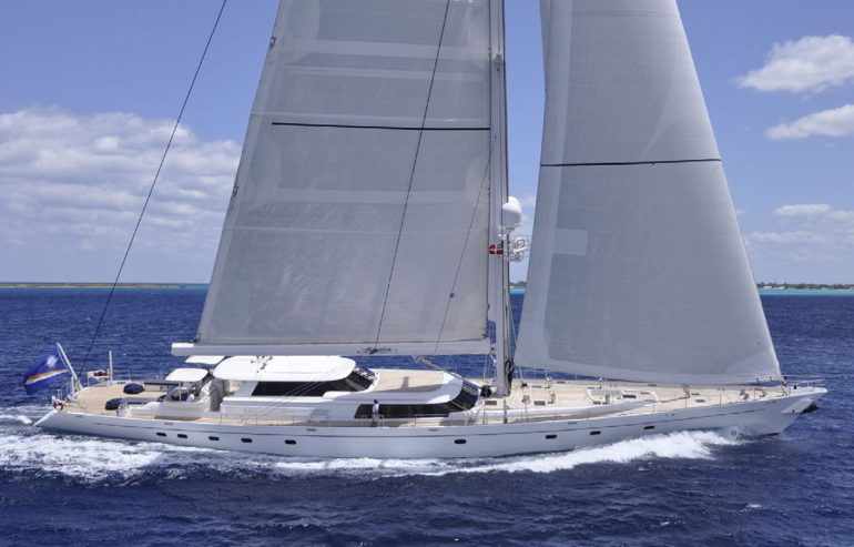 HYPERION | 2007 155′ Aluminium Sloop Sail Yacht from Dutch Shipyard Royal Huisman