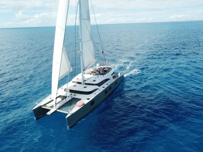 IPHARRA | 2009 31.1m (102′) Luxury Catamaran Aluminium Motor Sail Yacht from Polish shipyard SUNREEF YACHTS