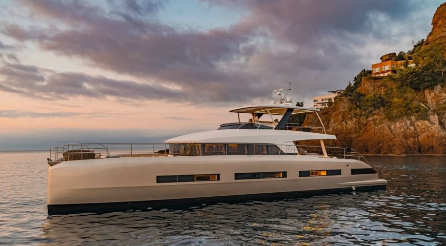 JUST MARIE II | 2018 23.8m (78’1”) Luxury Flybridge Catamaran Motor Yacht from French shipyard LAGOON