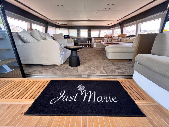 JUST MARIE II | 2018 23.8m (78’1”) Luxury Flybridge Catamaran Motor Yacht from French shipyard LAGOON