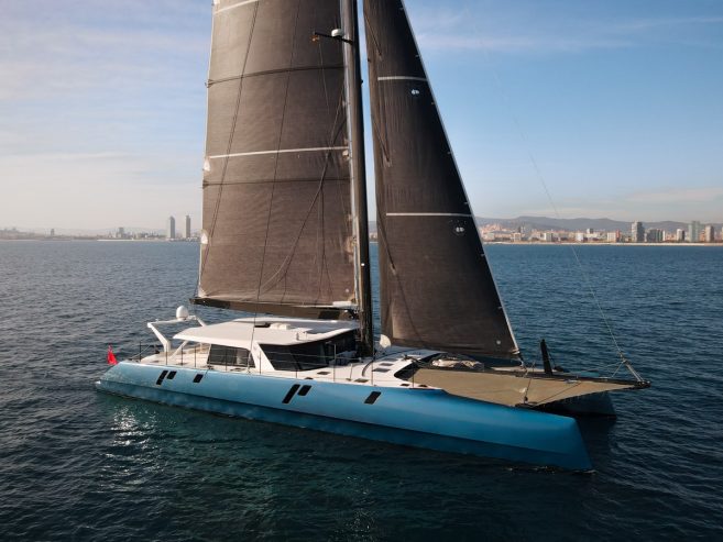 MY CAT | 2016 23.77m (78′) High Performance Carbon Fibre Catamaran Sailing Yacht from French shipyard Gunboat