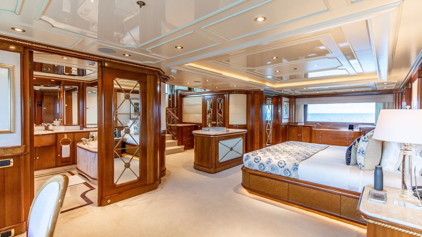 NEXT CHAPTER | 2003 55m (180’6″) Luxury Tri-Deck Steel Motor Yacht from renowned Italian shipyard Benetti