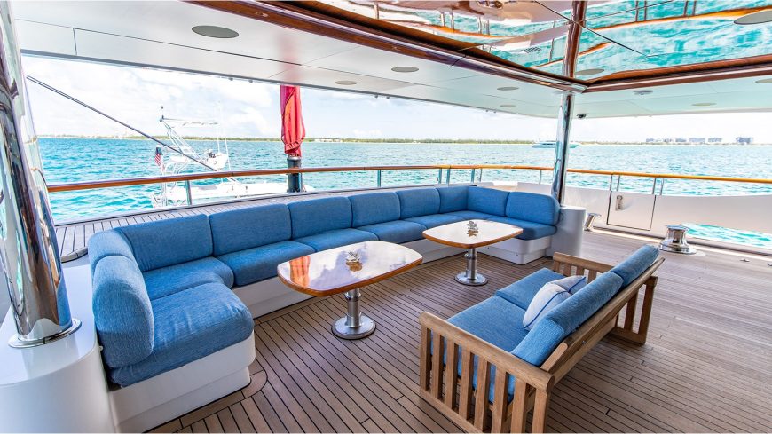 NEXT CHAPTER | 2003 55m (180’6″) Luxury Tri-Deck Steel Motor Yacht from renowned Italian shipyard Benetti