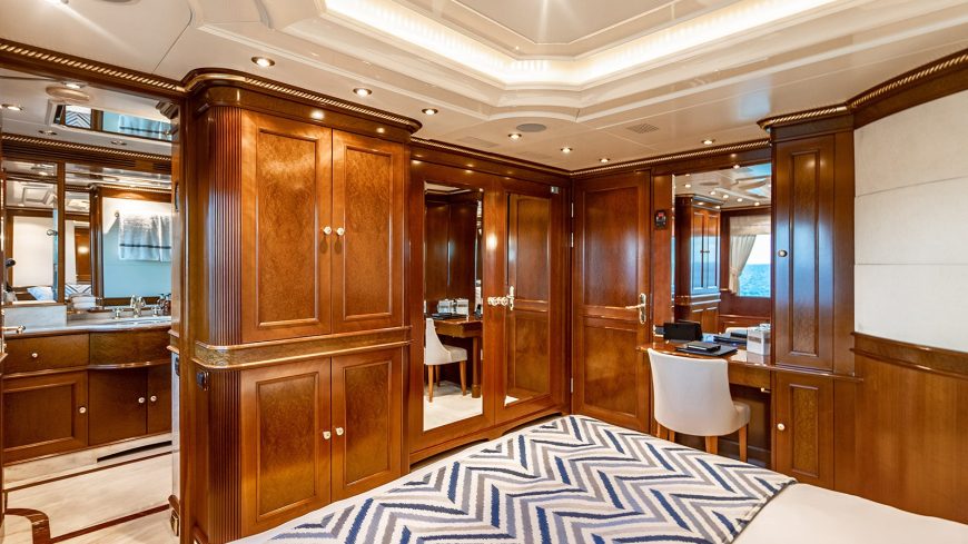 NEXT CHAPTER | 2003 55m (180’6″) Luxury Tri-Deck Steel Motor Yacht from renowned Italian shipyard Benetti