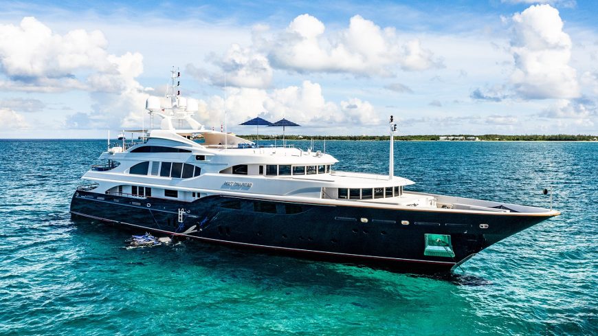 NEXT CHAPTER | 2003 55m (180’6″) Luxury Tri-Deck Steel Motor Yacht from renowned Italian shipyard Benetti