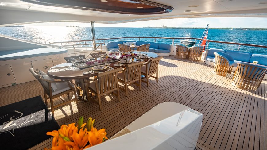 NEXT CHAPTER | 2003 55m (180’6″) Luxury Tri-Deck Steel Motor Yacht from renowned Italian shipyard Benetti